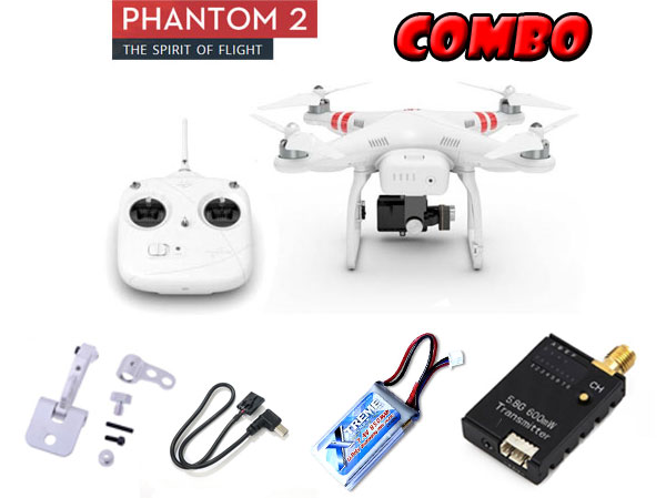 DJI Phantom 2 Version V2.0 W/ H3-3D Gimbal RTF Combo - Free Ship - Click Image to Close