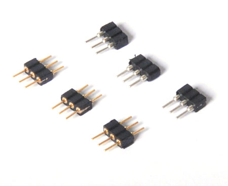 3 Pin Plug - 3 Pair - Click Image to Close