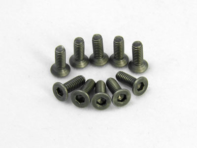Tit. Screws 1.5mm Hexagon - Flat Head (KM)(2x6) - Click Image to Close