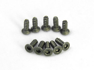 Tit. Screws 1.5mm Hexagon - Flat Head (KB)(2x6) - Click Image to Close
