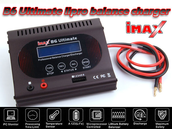 I Max B6 Ultimate-200Watts Li-Po Balance Charger / Discharger - Click Image to Close