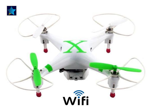 Cheerson CX-30W WiFi Controlled RC Quadcopter Kit - Green - Click Image to Close