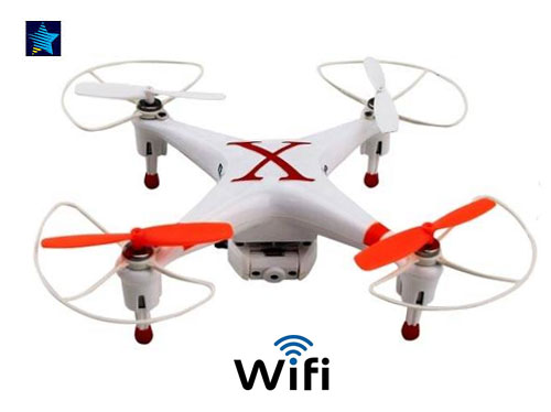 Cheerson CX-30W WiFi Controlled RC Quadcopter Kit - Orange - Click Image to Close