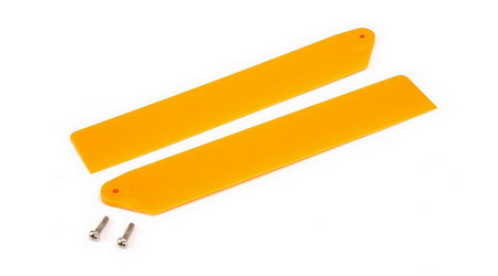Performance Main Rotor Blade Set, Orange: mCP X by BLADE - Click Image to Close