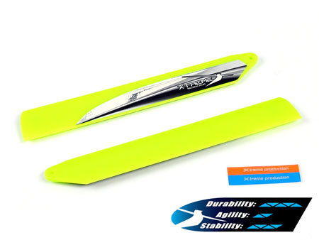 Xtreme Tough Main Blade (Yellow) - Blade 130X - Click Image to Close