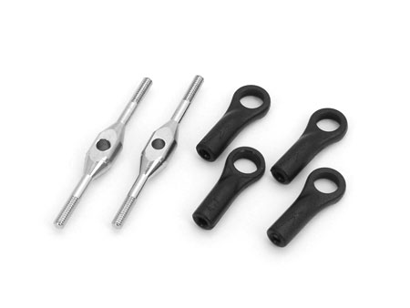 Titanium Turnbuckles M2x34mm (pitch)(for TRex 500 series) - Click Image to Close