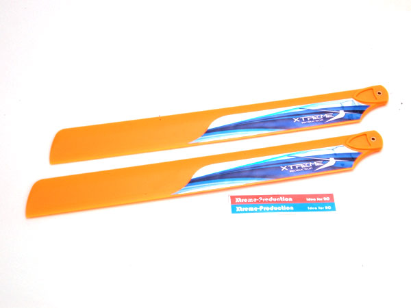 Fiber Blade (235mm-Orange) (Esky CP3, Blade SR) - Click Image to Close