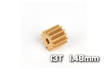 Motor Pinion 13T (1.5mm hole, 0.4M) (Blade 130X, V120D02S V1/2) - Click Image to Close