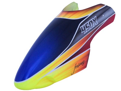 FUSUNO Field of Swords Airbrush Fiberglass canopy 450 X - Click Image to Close
