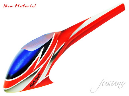 FUSUNO Red Mask Composite Goblin style fuselage - Blade Nano CPX - Click Image to Close