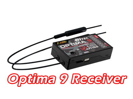 Hitec Optima 9 Channel 2.4GHz Receiver - Click Image to Close