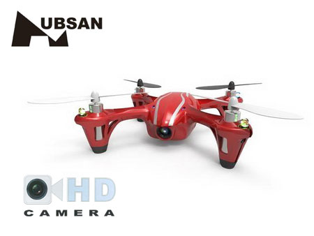 Hubsan X4 Mini Quadcopter 2.0MP HD Camera Version Red (Mode 2) - Click Image to Close