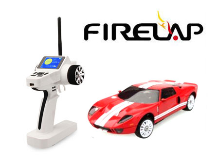 FireLap 4WD (Ford GT Red ) RTR w/ Color LCD TX (2014 version) - Click Image to Close