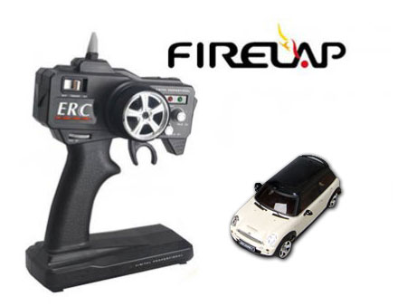 FireLap 4WD (Minicooper White) RTR Set - Click Image to Close
