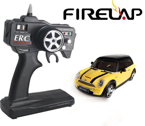 FireLap 4WD (Minicooper Yellow) RTR Set - Click Image to Close
