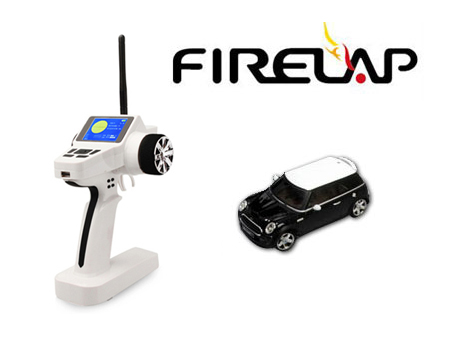 FireLap 4WD (Minicooper Black) RTR Set w/ New TX (2014 ver.) - Click Image to Close