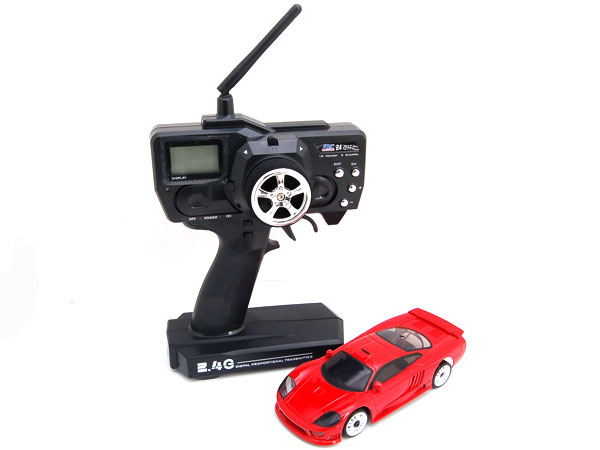 2.4GHz IWAVER 02 RTR SET (Saleen Red) with Digital Radio - Click Image to Close