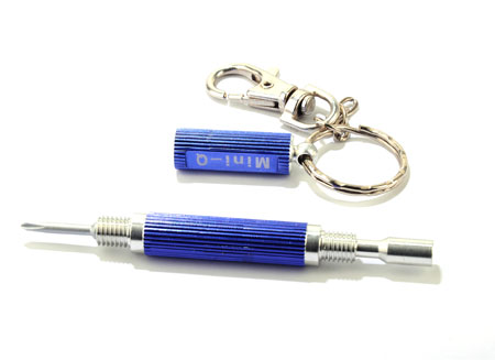 Screw Driver and Hex nut Driver - Blue - Click Image to Close