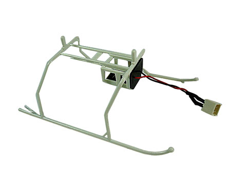 Solo Draco Landing Skids and Battery Frame - WHITE (with Plug) - Click Image to Close