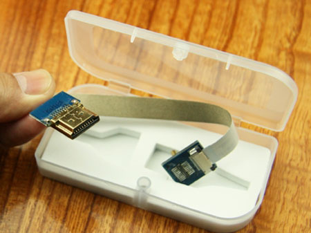 A port standard M HDMI to D port Micro male HDMI - Click Image to Close