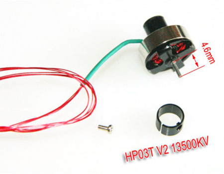 HP03T V2 13500KV brushless outrunner motor - Click Image to Close