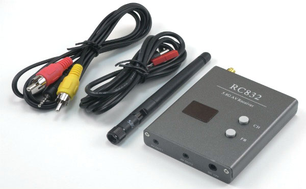 FPV 5.8G 32CH A/V Receiver RC832 - Click Image to Close