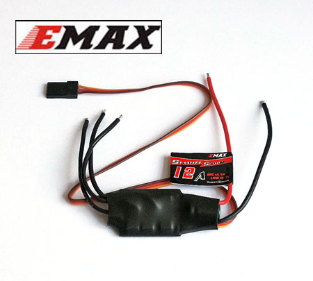 EMax SimonK Series Brushless Speed Controller 12A ESC 1-3S Lipo - Click Image to Close