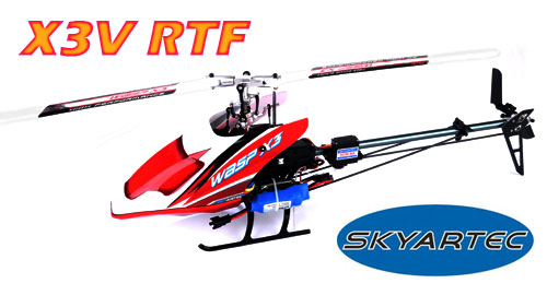 Skyartec WASP X3V 3 AXIS flybarless RTF version - Click Image to Close