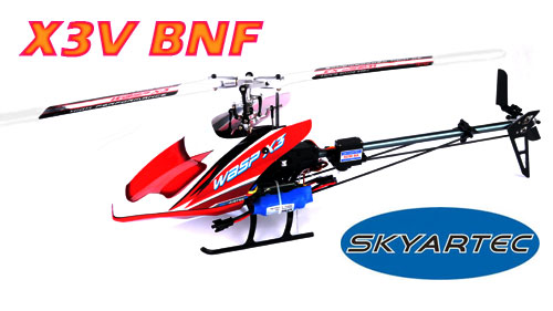 Skyartec WASP X3V 3 AXIS flybarless BNF Kit version - Click Image to Close