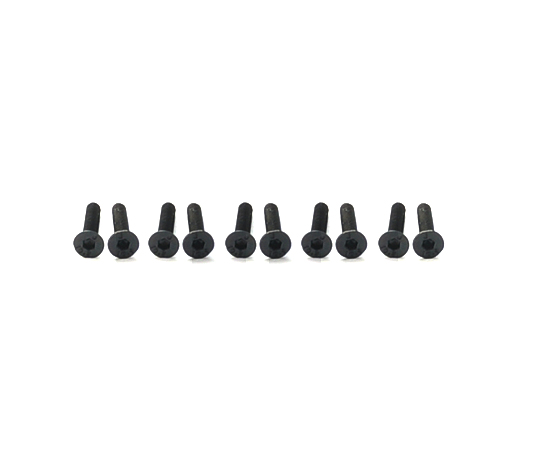 Hex Flat Head Screw M3 x 12 (10 pcs) - Click Image to Close