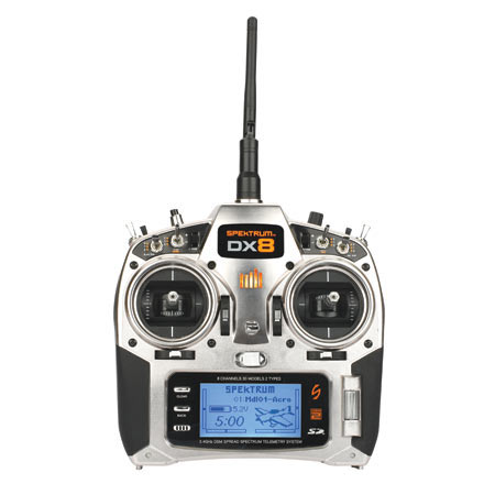 Spektrum DX8 8CH Transmitter with AR8000/TM1000 - Click Image to Close
