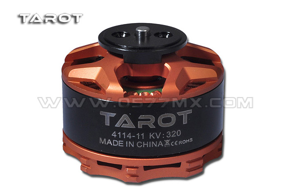 Tarot 4114/320KV Multi-axis brushless motor / Orange TL100B08-01 - Click Image to Close