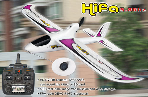 Walkera Hifa 4ch 3 Axis plane BTF - FPV version (Free Ship) - Click Image to Close