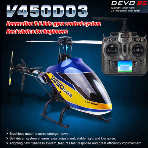 Walkera V450D03 Generation II RTF Devo8S (Free shipping) - Click Image to Close