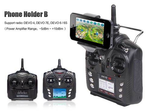 WALKERA FPV DIY Video Phone Holder B - Click Image to Close