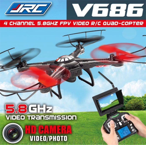JRC V686G 5.8G FPV Headless Mode RC Quadcopter with HD Camera - Click Image to Close