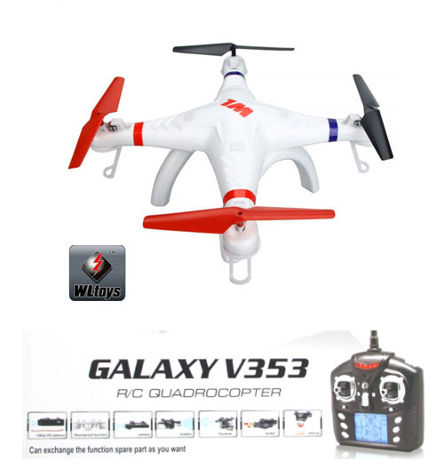 WL Toys Galaxy V353 Headless Mode 4CH 6 Axis Gyro Quad-Free ship - Click Image to Close