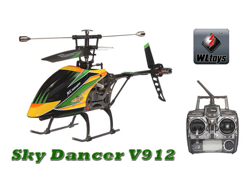 WL V912 2.4G 4CH Single Blade RTF New Version - Click Image to Close
