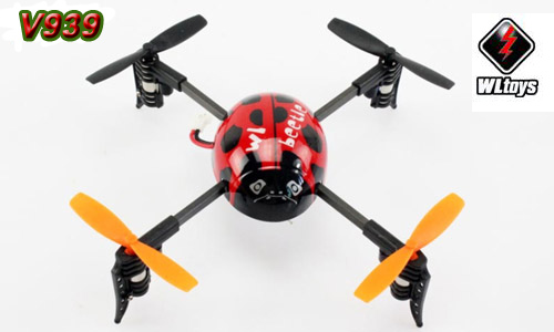 WLToys V939 4ch Small Quadcopter RTF Combo (Red) Mode 2 - Click Image to Close