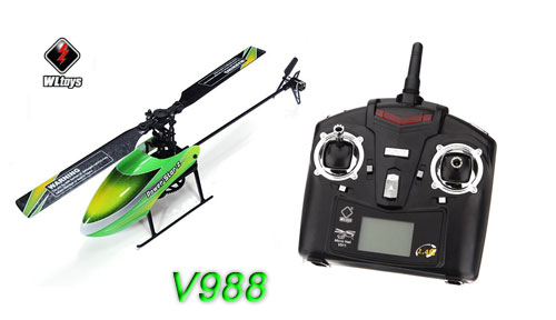 WL Toys V988 Power Star 2 4ch 6 axis Helicopter RTF - Click Image to Close