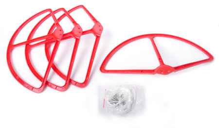 DJI PHANTOM V2 Rotor guards set (red)