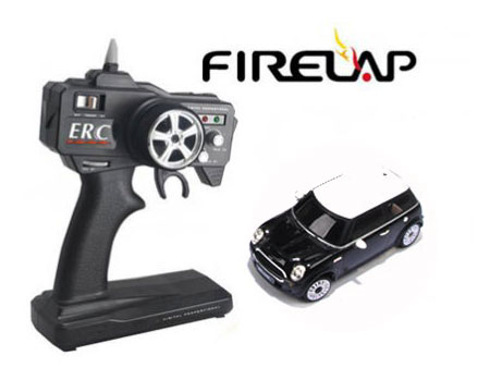 2.4GHz IWAVER 02 RTR SET (MINICOOPER Black) with Digital Radio